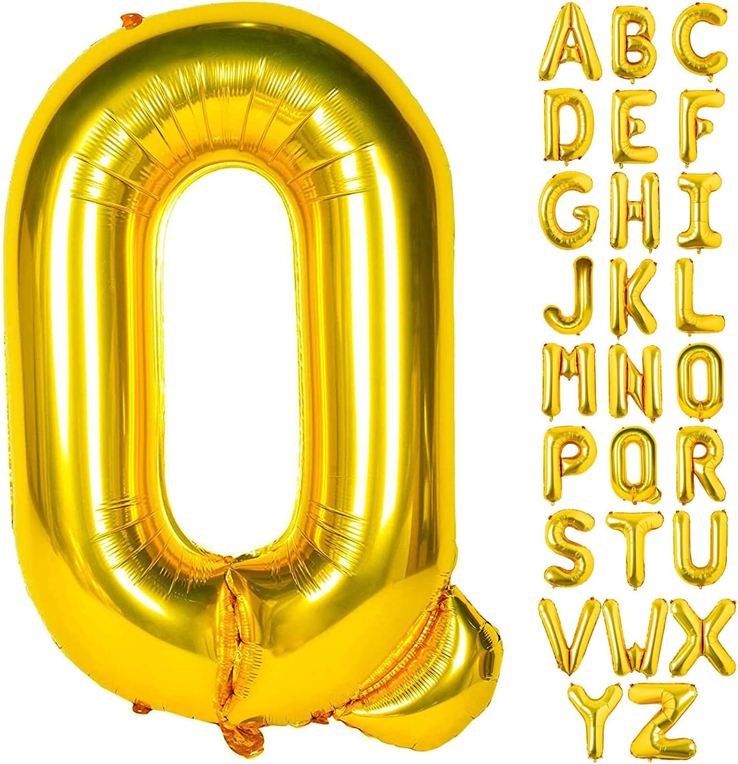 Alphabet Gold Foil Balloons (Letter A to Z)