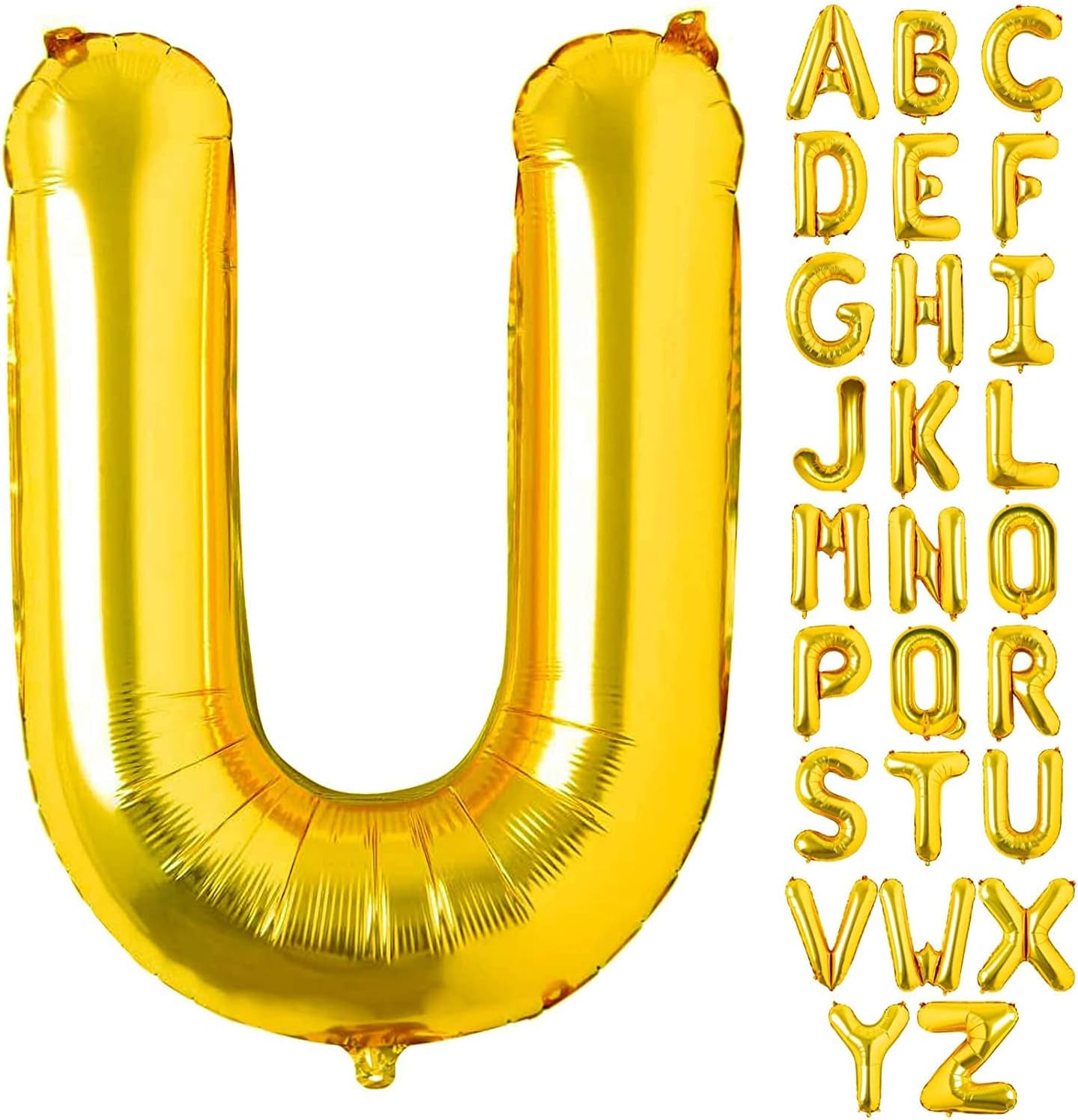 Alphabet Gold Foil Balloons (Letter A to Z)