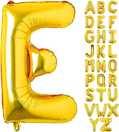 Alphabet Gold Foil Balloons (Letter A to Z)