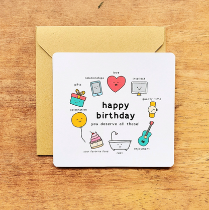 Special Gift Cards with Envelope