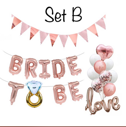 Bride SET Foil Balloons